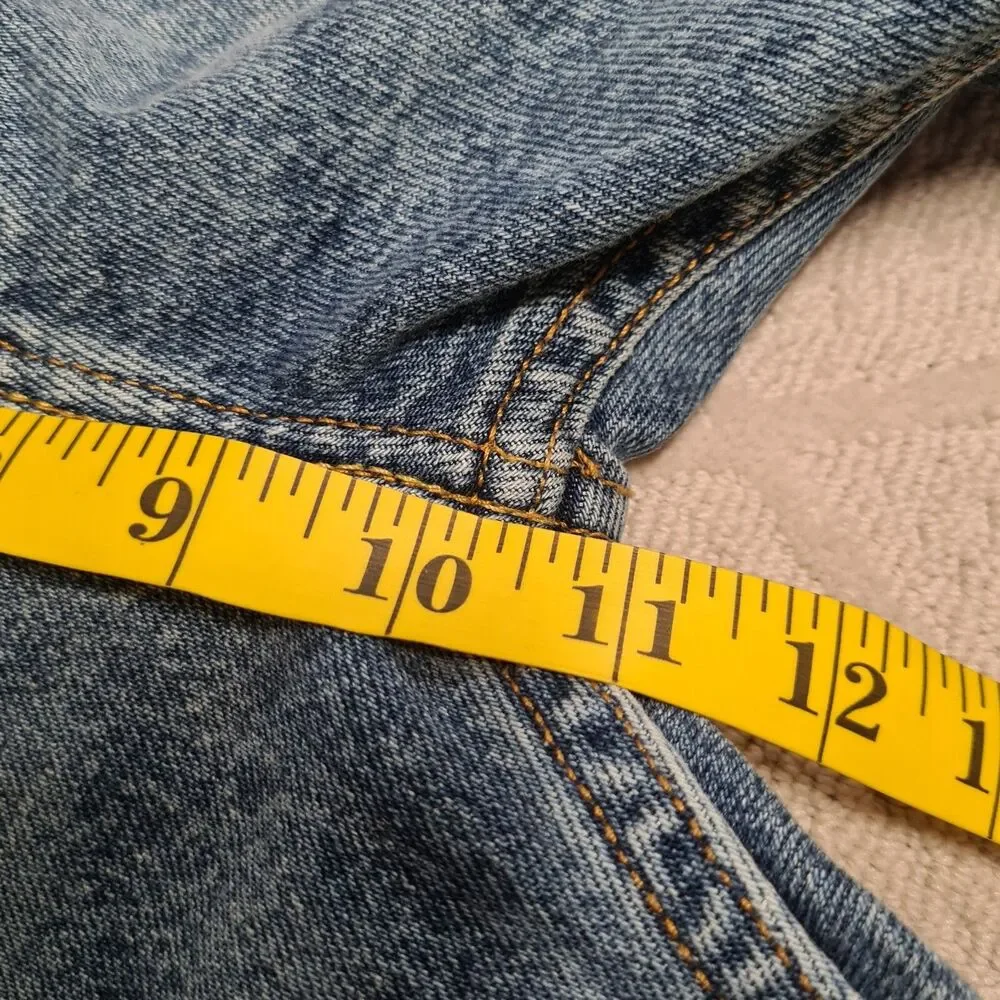 LEVI'S 505 Distressed Denim Jeans Men's SZ 30x32 (actual: 30x27.5) Straight Leg